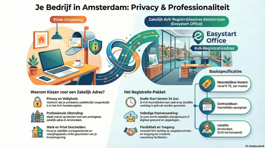 Zakelijk KvK-Registratieadres in Amsterdam